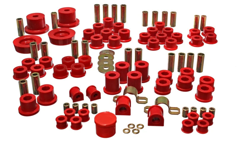 Energy Suspension 90-97 Mazda Miata Red Hyper-Flex Master Bushing Set - 11.18102R