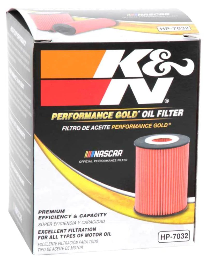 K&N Performance Oil Filter for 06-11 BMW M5/M6 / 08-15 - HP-7032