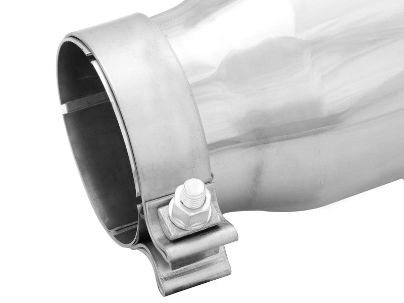 aFe MACHForce-XP 304 Stainless Steel Polished Exhaust Tip 3.5in x - 49T35456-P12