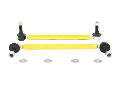 Whiteline 18-19 Kia Stinger Front Sway Bar Link Assembly Heavy - KLC180-295