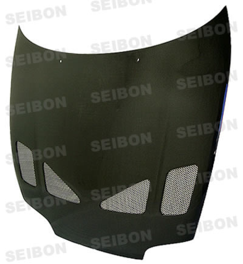 Seibon 93-98 Toyota Supra (JZA80L) TR Style Carbon Fiber Hood - HD9398TYSUP-TR