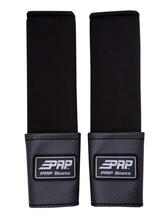 PRP Seatbelt Pads w/Pocket - Black Trim - H61-BLACK