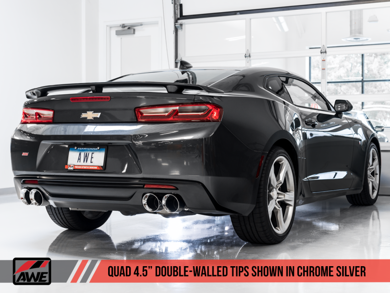 AWE Tuning 16-19 Chevrolet Camaro SS Axle-back Exhaust - Track - 3020-42067-C-Dub Tech