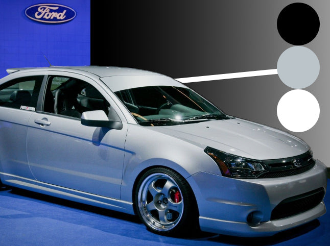 Vinyl visor strip windshield banner - Requires trimming