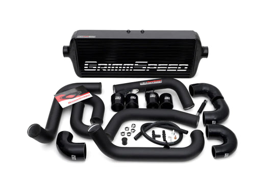 GrimmSpeed 2008-2014 Subaru STI Front Mount Intercooler Kit Black Core - 090254