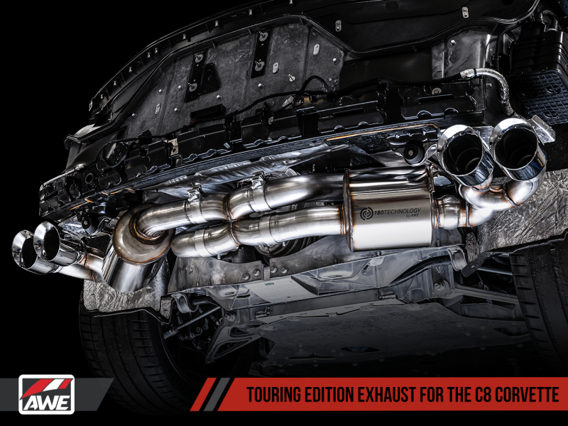 AWE Tuning 2020 Chevrolet Corvette (C8) Touring Edition Exhaust - - 3015-42151-C-Dub Tech