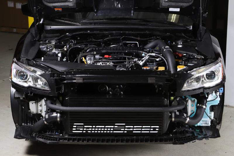 GrimmSpeed 2015+ Subaru WRX Front Mount Intercooler Kit Black Powder - 090256