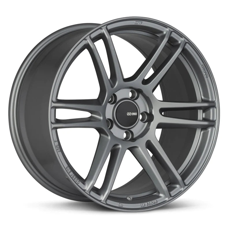 Enkei TSR-6 18x9.5 5x114.3 38mm Offset 72.6mm Bore Titanium Gray - 530-895-6538GR