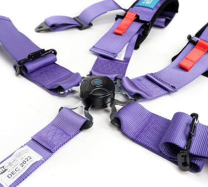 NRG SFI 16.1 5Pt 3 Inch Seat Belt Harness with - SBH-B6PCPP