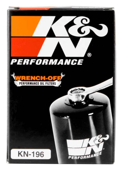 K&N Polaris 2.688in OD x 3.813in H Oil Filter - KN-196