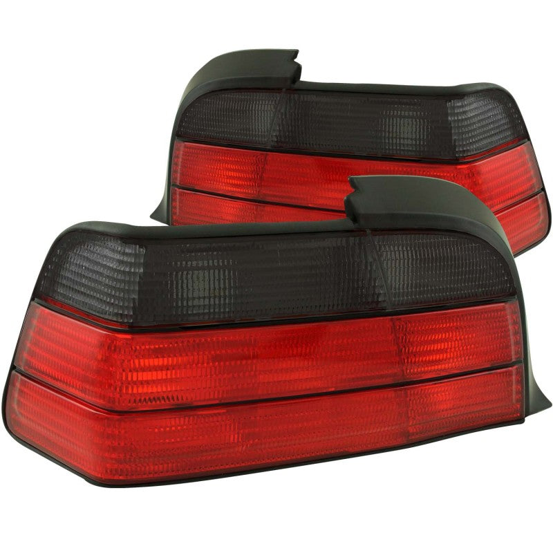 ANZO 1992-1998 BMW 3 Series E36 Coupe/Convertable Taillights Red/Smoke - 221199