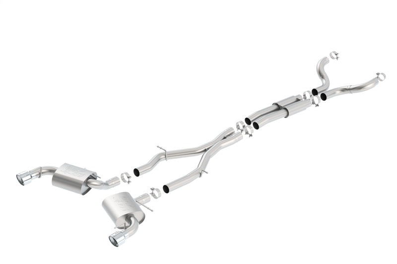 Borla 16-17 Chevy Camaro SS 6.2L ATAK Catback Single Split - 140690