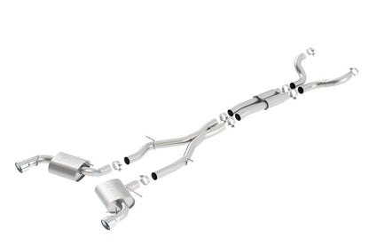 Borla 16-17 Chevy Camaro SS 6.2L ATAK Catback Single Split - 140690