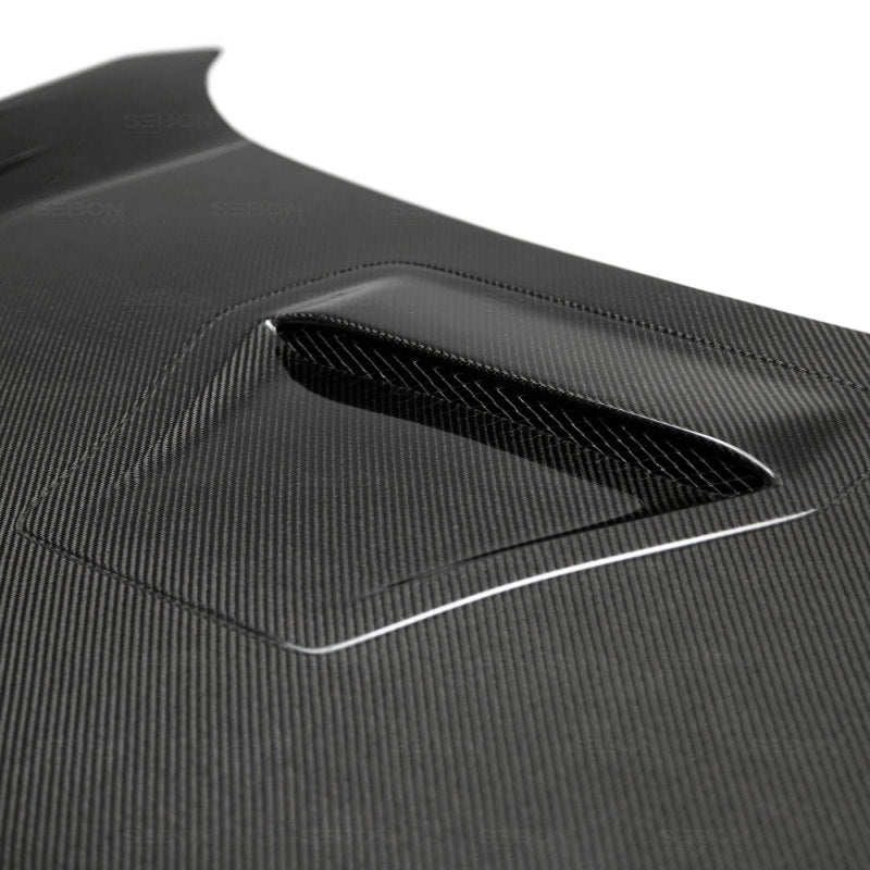 Seibon 17-20 Honda Civic Type-R (FK8) TSII Style Carbon Fiber - HD17HDCVR-TSII