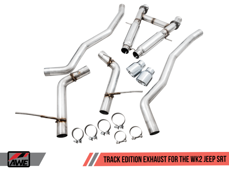 AWE Tuning 2020 Jeep Grand Cherokee SRT Track Edition Exhaust - 3020-32061-C-Dub Tech