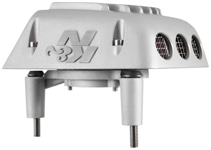 K&N Street Metal Intake System 01-16 Harley Davidson Shaker Silver - RK-3950S