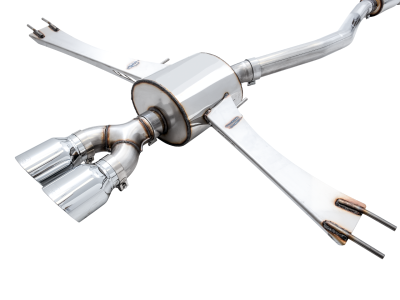 AWE Tuning 2016+ Honda Civic Si Touring Edition Exhaust w/Front - 3015-32108-C-Dub Tech