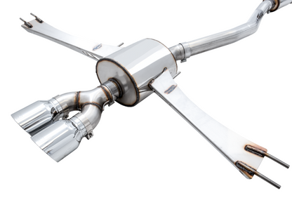 AWE Tuning 2016+ Honda Civic Si Touring Edition Exhaust w/Front - 3015-32108-C-Dub Tech