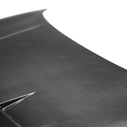 Seibon 2019 Hyundai Veloster TS-Style Carbon Fiber Hood - HD19HYVEL-TS