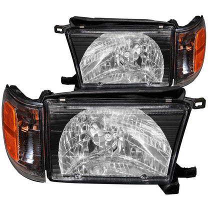 ANZO 1999-2002 Toyota 4Runner Crystal Headlights Black - 111077-C-Dub Tech