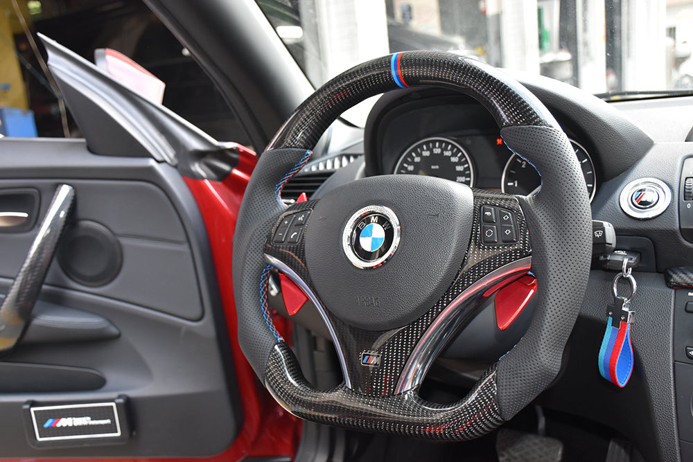 BMW 1-Series E8X | 3-Series E9X M-Sport OEM Upgraded Customized Steering Wheel-C-Dub Tech