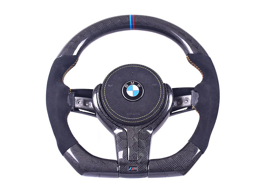 BMW 2 | 3 | 4 | 5 | 6 | X Series M Sport 3 Spoke OEM Upgraded Customized Steering Wheel-C-Dub Tech