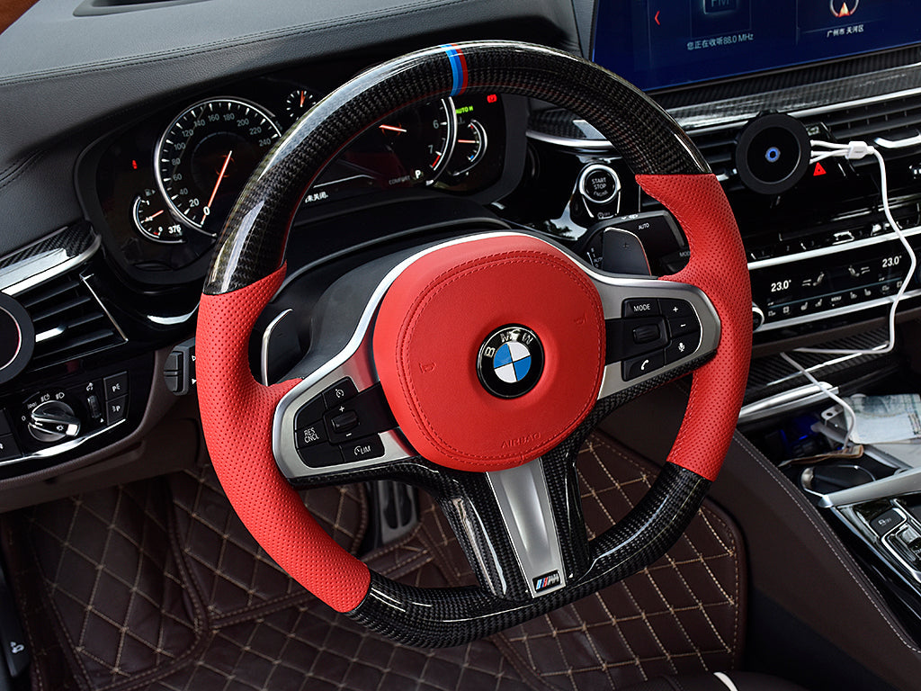 BMW 2 | 3 | 4 | 5 | 6 | X Series M Sport OEM Upgraded Customized Steering Wheel 2018-2020-C-Dub Tech