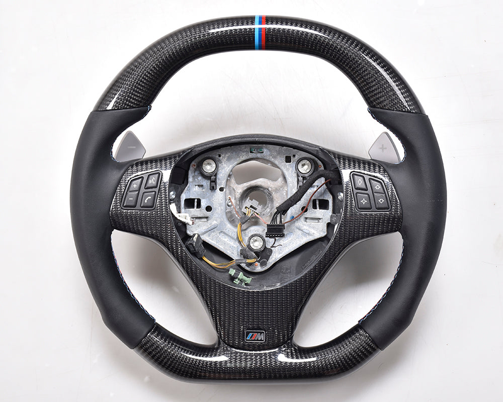 BMW M3 E92 E90 E93 OEM Upgraded Customized Steering Wheel-C-Dub Tech