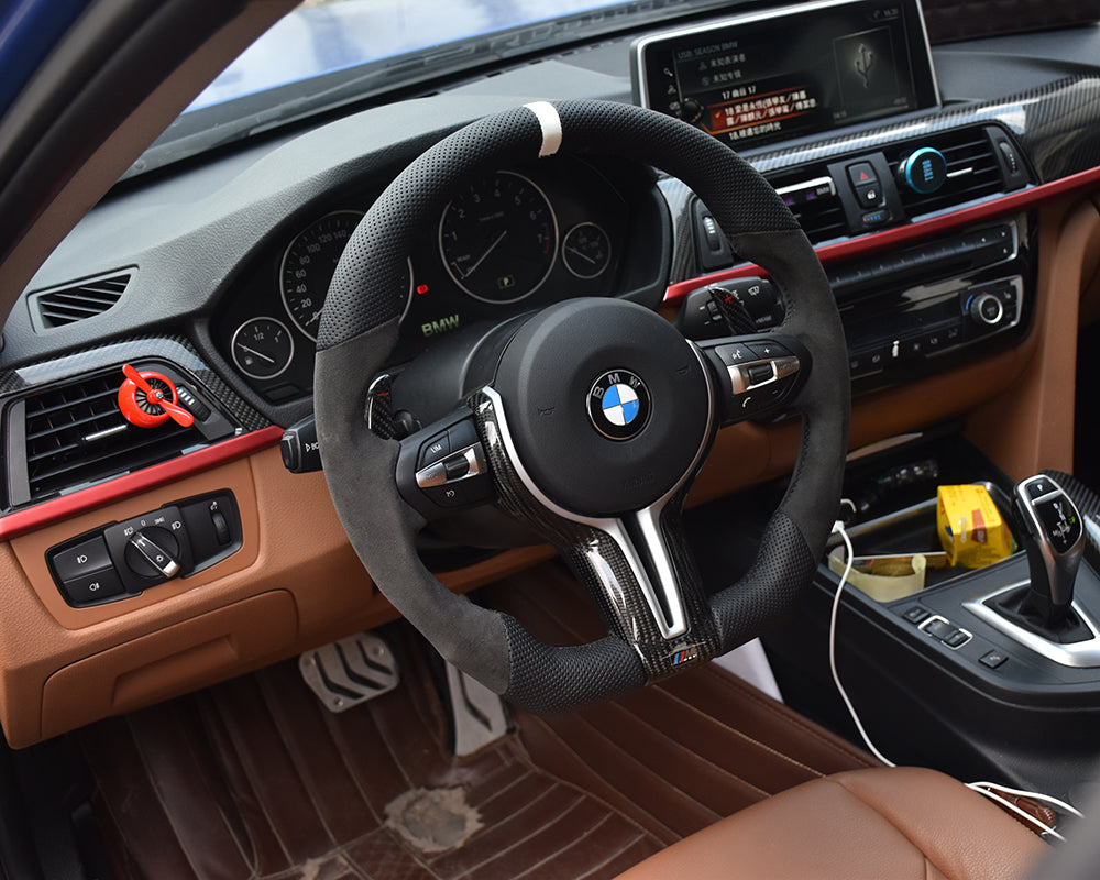 BMW 2 | 3 | 4 | 5 | 6 | X Series M Sport 3 Spoke OEM Upgraded Customized Steering Wheel-C-Dub Tech