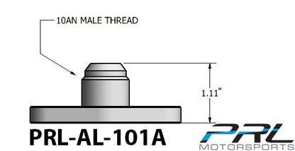 Borg Warner Turbo -10AN Ported Oil Drain Flange-C-Dub Tech