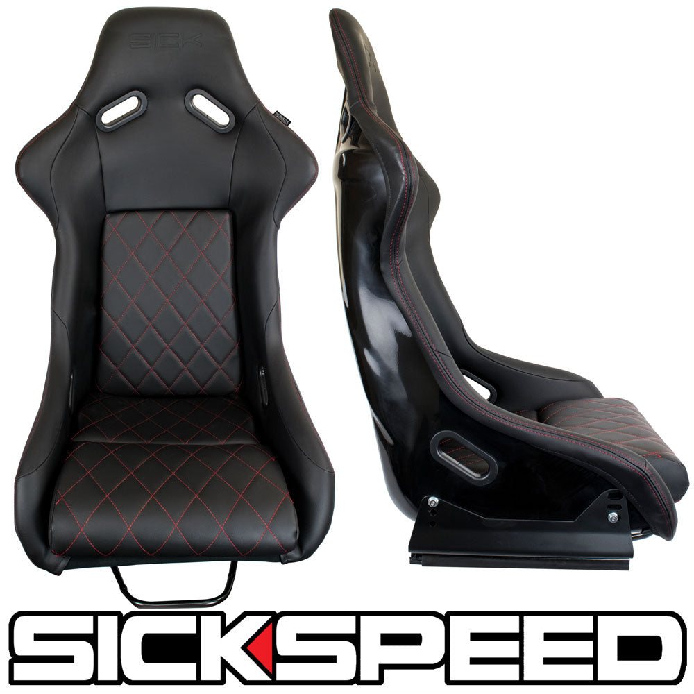 GAIJIN V1 LEATHER DIAMOND STITCH RACING SEATS