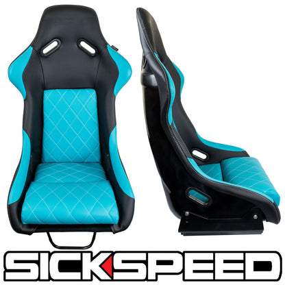 GAIJIN V1 LEATHER DIAMOND STITCH RACING SEATS