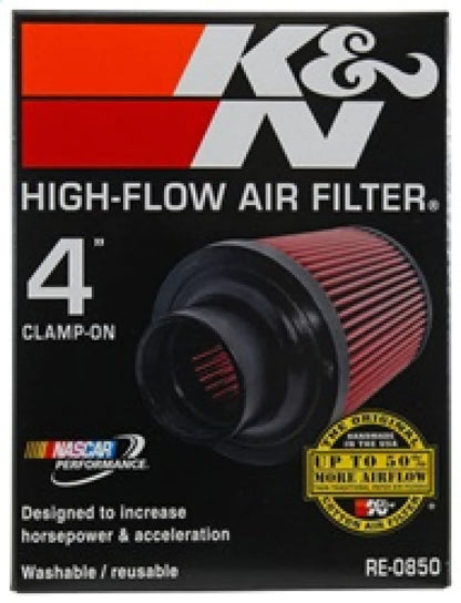 K&N Universal Air Filter (4in. Flange / 6in. Base OD - RE-0850