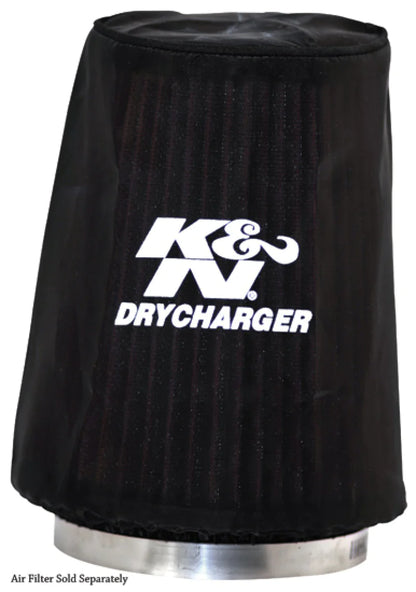 K&N Drycharger Air Filter Wrap Black 5.375in Diameter / 6.5in - RC-5149DK
