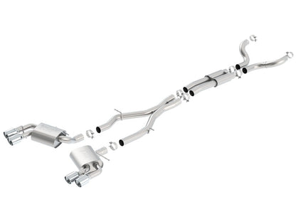 Borla 16-17 Camaro SS 6.2L Dual Tip Dual Split Rear - 140687