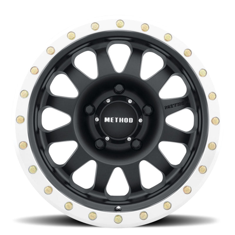 METHOD WHEELS METHOD MR304 MATTE BLK/MACHINED STREET LOC