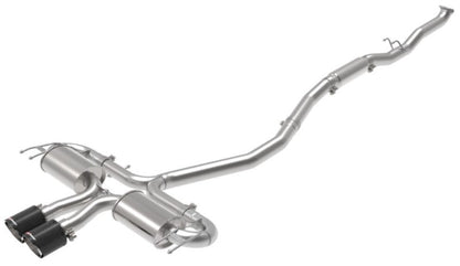 aFe Takeda 3in 304 SS Cat-Back Exhaust System w/CF Tips - 49-36624-C