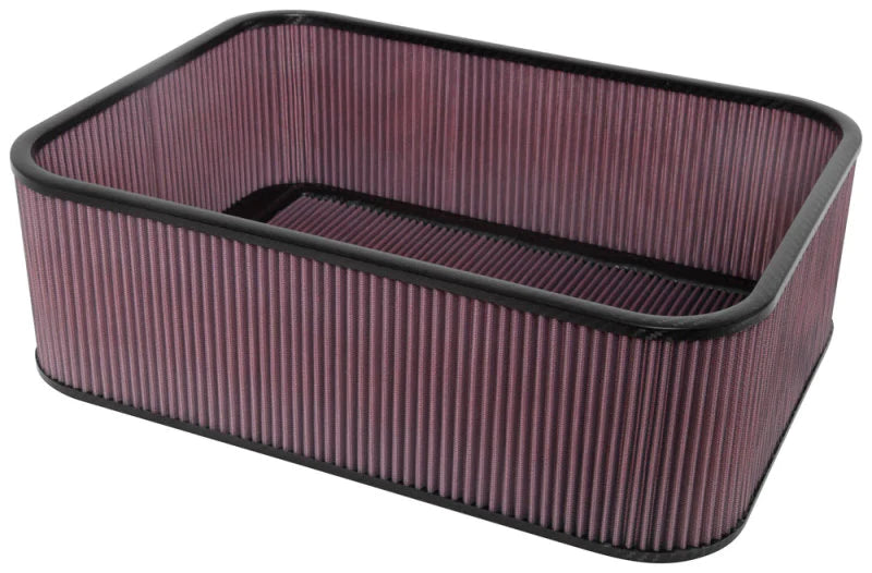 K&N Custom Racing Assembly Carbon Fiber Air Box w/o Base - 100-8564