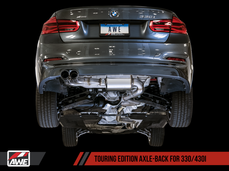 AWE Tuning BMW F3X 28i / 30i Touring Edition Axle-Back - 3010-23022-C-Dub Tech