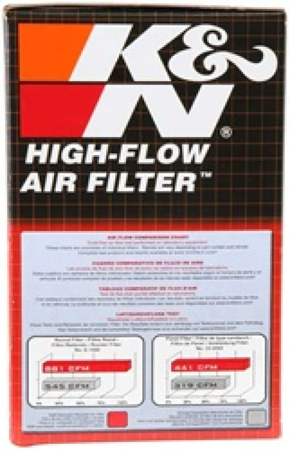 K&N Universal Rubber Filter 2-1/2in Flg / 4-1/2in OD B - RU-5062XD