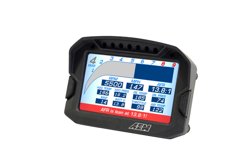 AEM CD-5G Carbon Digital Dash Display w/ Interal 10Hz GPS - 30-5602-C-Dub Tech