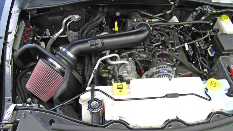 K&N 10-11 Jeep Liberty 3.7L V6 High Flow Performance Intake - 77-1562KTK