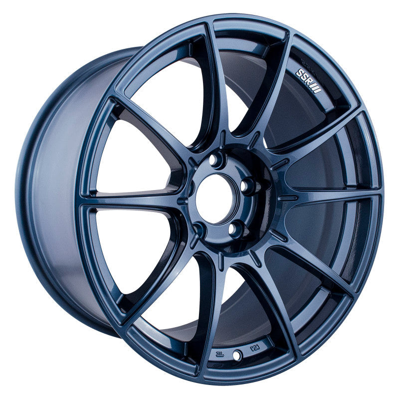 SSR GTX01 18x9.5 5x114.3 22mm Offset Blue Gunmetal Wheel (S/O, - XA18950+2205GBG