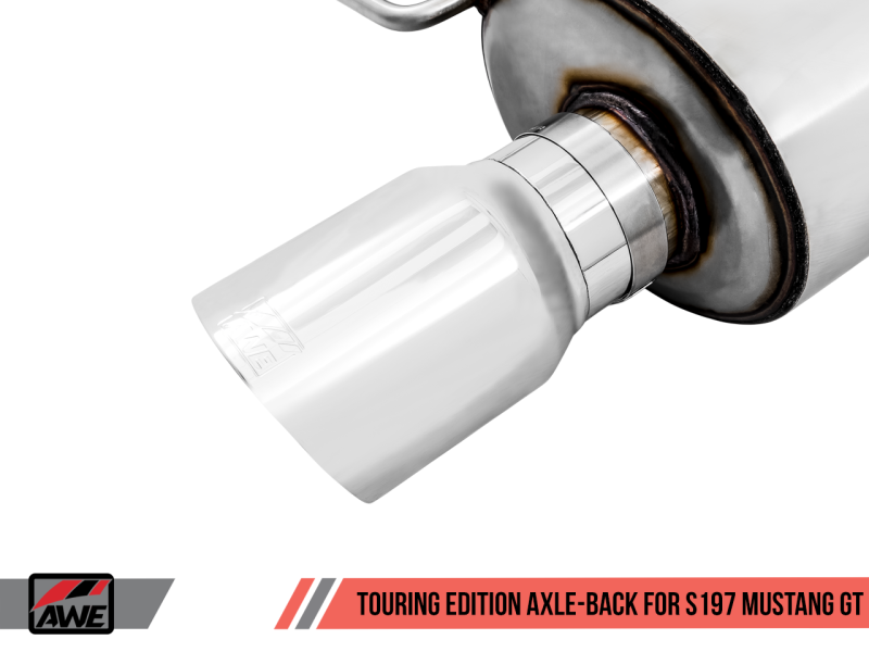 AWE Tuning S197 Mustang GT Axle-back Exhaust - Touring Edition - 3015-32094-C-Dub Tech
