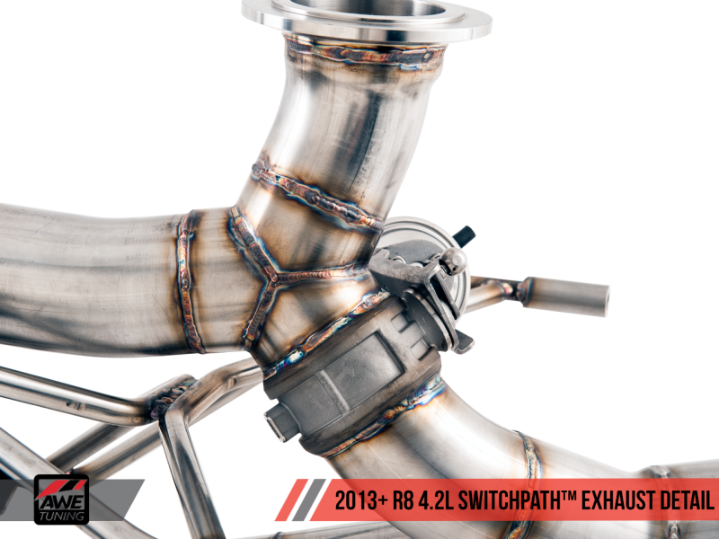 AWE Tuning Audi R8 4.2L Coupe SwitchPath Exhaust (2014+) - 3025-31022-C-Dub Tech