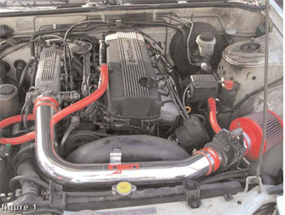 Injen 89-90 Nissan 240SX L4 2.4L Black IS Short Ram - IS1910BLK
