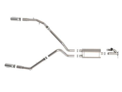 aFe Gemini XV 3in 304 SS Cat-Back Exhaust 19-21 Ram - 49-32081-P