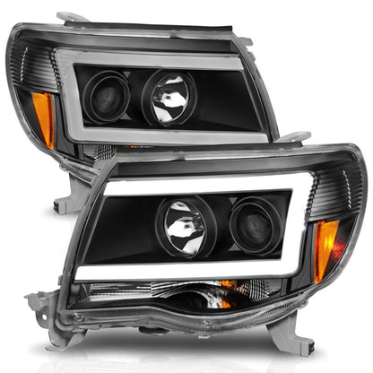 ANZO 05-09 Toyota Tacoma Projector Light Bar Style Headlights w/ - 111517