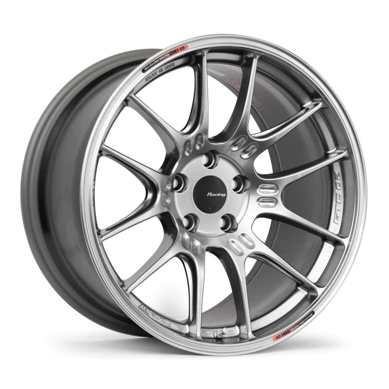 Enkei GTC02 19x9.5 5x120 27mm Offset 72.5mm Bore Hyper Silver - 534-995-1227HS