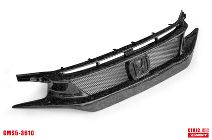 CMST Tuning Carbon Fiber Front Grill & Eyelid for Honda FK8 Civic Type-R (2017-2022)
